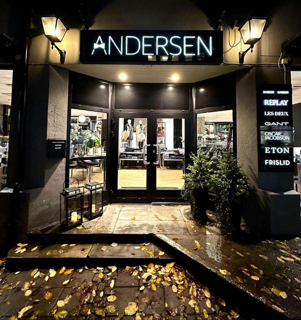 Andersen-butikken i Sigurdsgate, Larvik sentrum